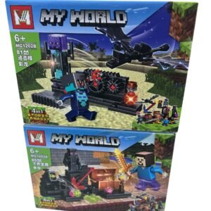 LEGO MY WORLD MINECRAFT X4CAJAS