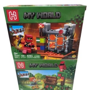LEGO MY WORLD MINECRAFT X4CAJAS