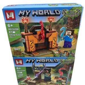 LEGO MY WORLD MINECRAFT X4CAJAS