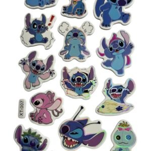 STICKERS STITCH 3D X12 PLANCHAS