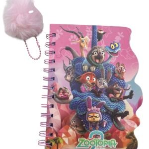 LIBRETA CON ESPIRAL ZOOTOPIA