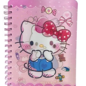 CUADERNO ESPIRALADO HELLO KITTY CON SEPARADORES