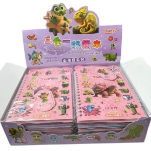 LIBRETA ESPIRALADA CON STICKERS BRAIN ROT X24U.