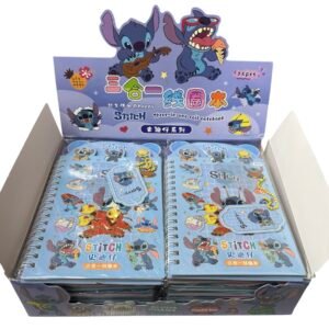 LIBRETA ESPIRALADA CON STICKERS STITCH X24U