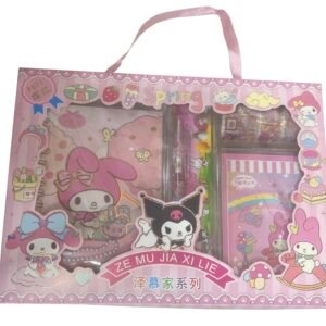 SET LIBRETA MAS STICKERS SERIE KUROMI