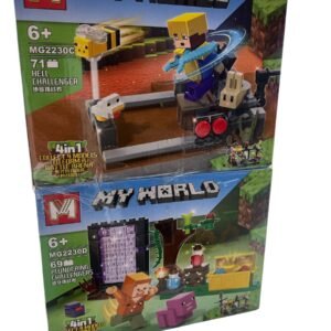 LEGO MY WORLD MINECRAFT X4CAJAS
