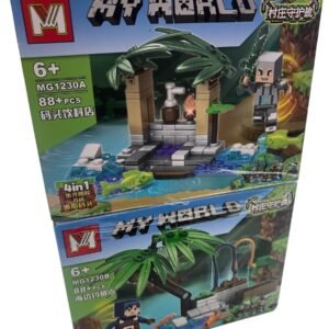 LEGO MY WORLD MINECRAFT X4CAJAS